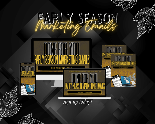 Early Season Marketing Emails