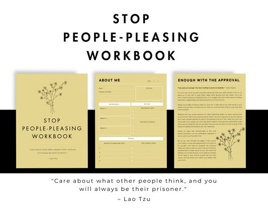 STOP PEOPLE PLEASING WORKBOOK